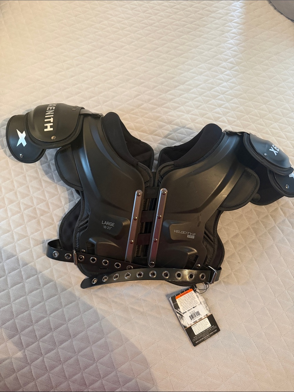 Xenith Velocity2 Pro shoulder pads. Adult Large 18-20''. Brand NEW with tags